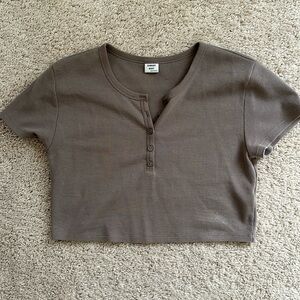 Sunday Best Cropped Henley